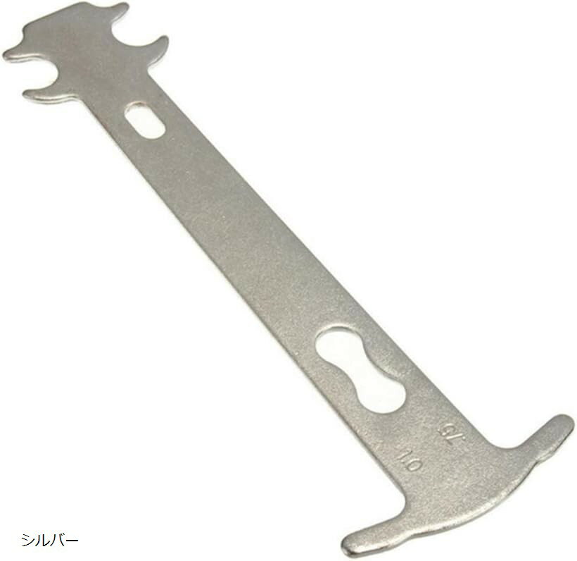 morytrade 自転車 チェーンチェッカー 自転車チェーン ロードバイク マウンテンバイク 6S～11S対応 シルバー