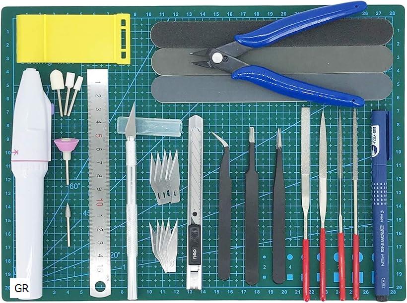 【楽天ランキング1位入賞】プラモデル工具セット ガンプラ工具 模型工具 プラモ工具 クラフトツール 23種類 GR