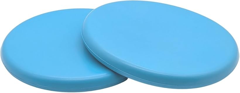Rakuten - フライングディスク ソフト ゴム シンプルカラー 軽量 柔らかい アウトドア 投げる ライトブルー2個セット (ライトブルー2個セット)