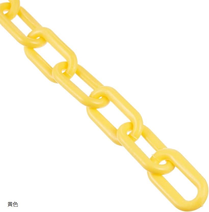 【楽天ランキング1位入賞】プラスチックチェーン 5m 鎖 プラチェーン 幅6mm くさりチェーン 黒 白 赤 ..