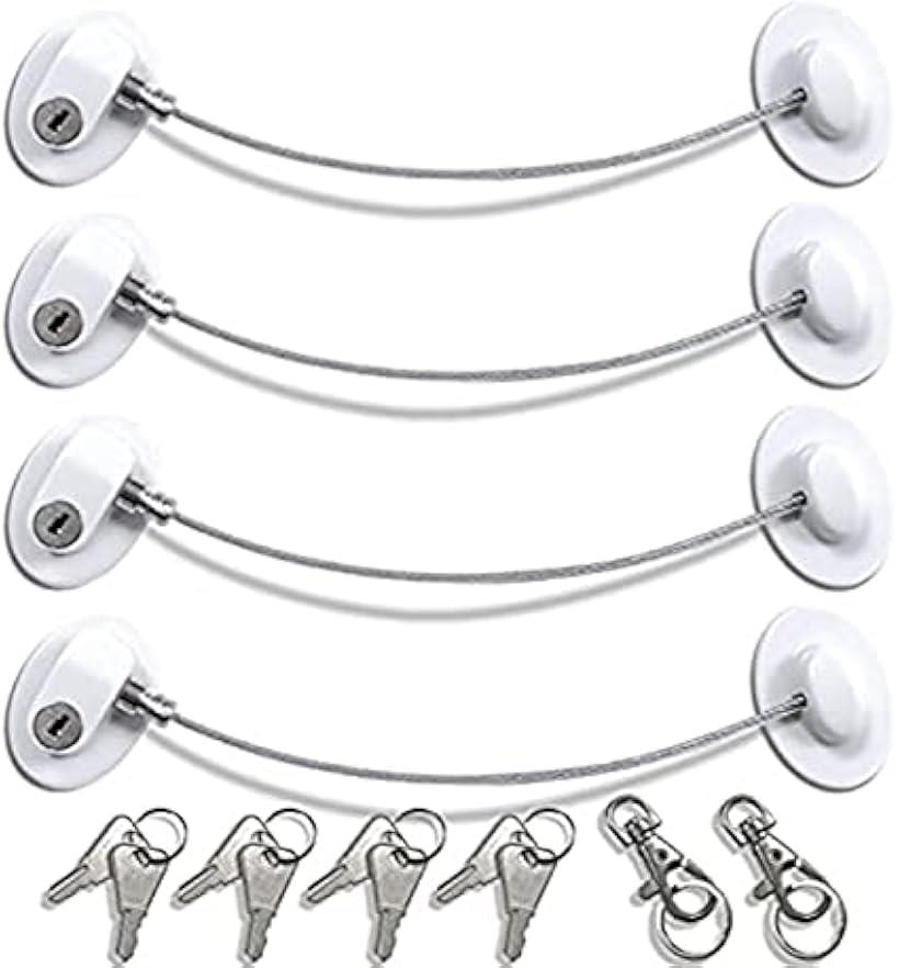 冷蔵庫 ロック 鍵 後付け キーロック型 ドアロック チャイルドロック