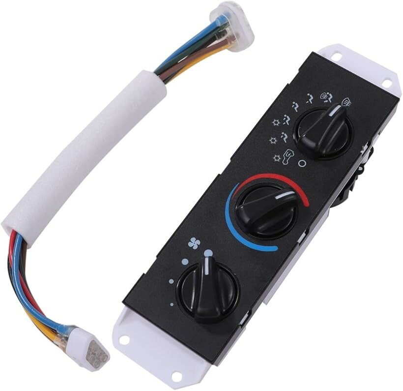 互換品A/C AC エアコン コントロールパネル スイッチ ジープ TJ ラングラー 1999-2004年式 Jeep 対応 気候 制御 モジュール ヒーター アクセサリー パーツ 社外品