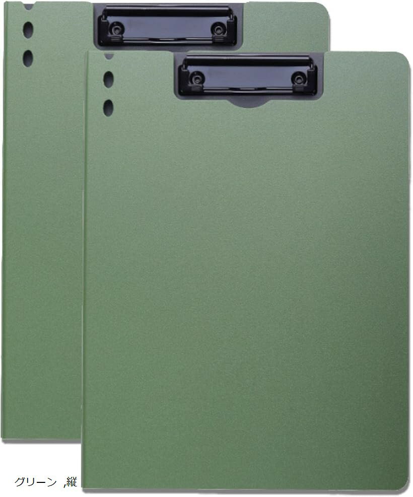 【楽天ランキング1位入賞】バインダー A4 クリップボード 2つ折り ペンホルダー付 2個セット ブラック 横 ピンク ライトブルー ネイビー ホワイト グリーン 縦