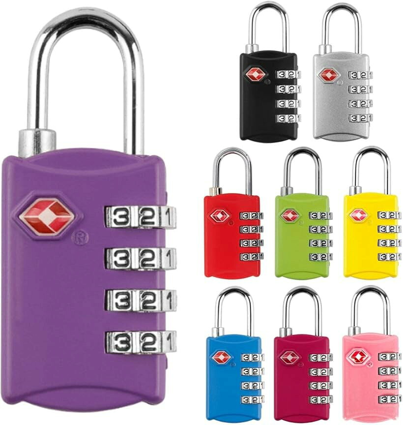 バリエーションコード : 2b2wlvwsio商品コード2b2wlcfn2g商品名TSAロック 南京錠 4桁 ダイヤル式 スーツケース 防犯 パープルブランドfogmanカラーパープル「4桁のダイヤル式」ダイヤル式の施錠となっているため、鍵を持ち歩く必要がありません。鍵を紛失してしまって、解錠できなくなる心配も不要です。パスワードは何度でも変更可能なのも嬉しいポイントになっています。「TSA認可マーク付き」 アメリカなどといった、セキュリティの基準が高い国へ渡航する際、施錠された荷物を預けることが禁止されていますが、本商品はTSA（アメリカ運輸保安局）から認可を受けているロックのため、施錠したまま荷物を預けることができます。「商品特徴」 ダイヤル式の施錠：鍵を持ち歩く必要がなくストレスフリー コンパクトなサイズ：装着時も邪魔にならないサイズ感 頑丈で丈夫な素材：フック部分は衝撃やサビに強い亜鉛合金 豊富なカラー展開：9色の中から好みの色を選べる「パスワード設定方法」 1.ダイヤルを回し、パスワードの数字を合わせます。(初期パスワード:0000) 2.フック部分を垂直に押し下げながら回し、解錠します。3.フックを押したまま、新たに設定したいパスワードに数字を合わせます。4.フックを元の状態に戻して、設定が完了です。新しいパスワードは、必ずメモしましょう。「商品詳細」 素材：亜鉛合金 重量：67.8g サイズ：66.5 x 29 x 14 mm商標登録第6354569号※ 他ネットショップでも併売しているため、ご注文後に在庫切れとなる場合があります。予めご了承ください。※ 品薄または希少等の理由により、参考価格よりも高い価格で販売されている場合があります。ご注文の際には必ず販売価格をご確認ください。※ 沖縄県、離島または一部地域の場合、別途送料の負担をお願いする場合があります。予めご了承ください。※ お使いのモニタにより写真の色が実際の商品の色と異なる場合や、イメージに差異が生じることがあります。予めご了承ください。※ 商品の詳細（カラー・数量・サイズ 等）については、ページ内の商品説明をご確認のうえ、ご注文ください。※ モバイル版・スマホ版ページでは、お使いの端末によっては一部の情報が表示されないことがあります。すべての記載情報をご確認するには、PC版ページをご覧ください。「貴重品の施錠」でお困りのあなた こんな悩みありませんか？ 鍵を紛失しないか心配…コンパクトなサイズがいい… お手頃で解決できる物が欲しい…好きな色を選びたい… その悩みをスッキリ解決。パスワード変更可能.ダイヤル式南京錠。