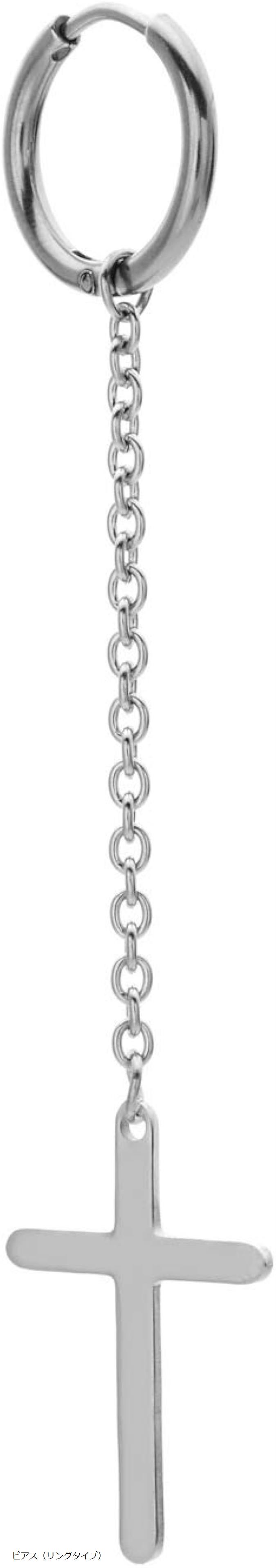 ジェーン クロス 十字架 ピアス リングタイプ ピアス（リングタイプ）