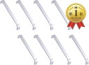 【楽天ランキング1位入賞】ドアハンドル キャビネット ドア取っ手 キャビネット取手 プルハンドル ドアノブ 8個 ネジ付 シルバー L ネジ間128mm