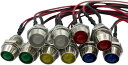 LED インジケーター ランプ 12V 汎用タイプ バイク 車 オートバイ 10個セット DIY バイクいじり
