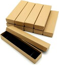 ギフトボックス 22x5x3cm 長方形 アクセサリー クラフト紙 ラッピング 箱 10個セット