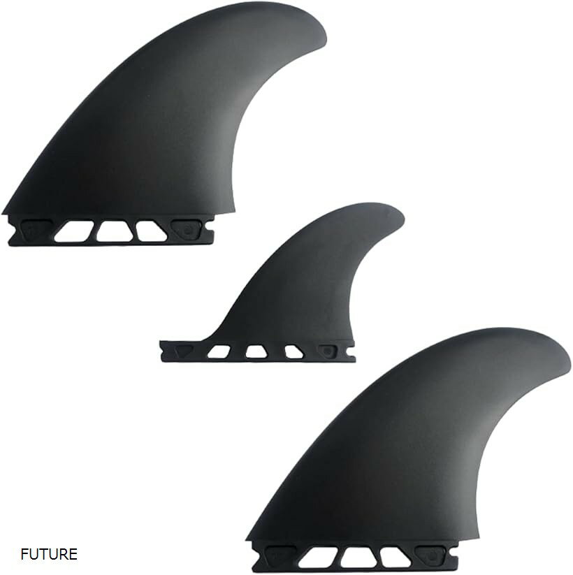 対応 サーフボード用 3フィン MR.TWIN グラスファイバー ショートボード ミッドレングス 汎用 3枚 セット FCS2 FCS FUTURE