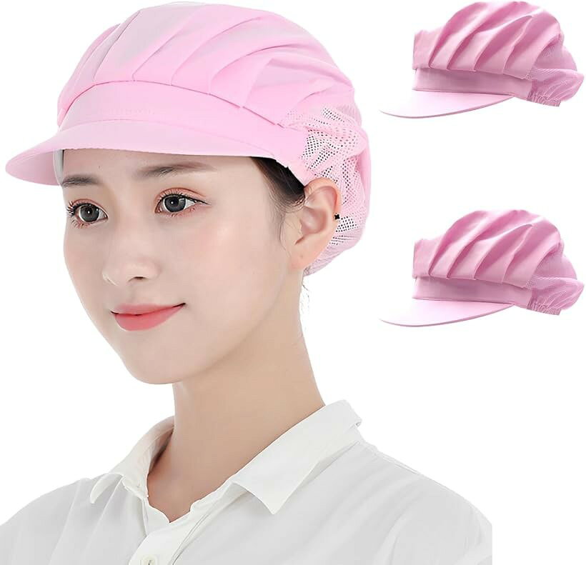 バリエーションコード : 2b9ky1x5k0商品コード2b9kyjs2cj商品名管理栄養士監修 衛生キャップ 帽子 つば付き 衛生帽子 調理用帽子 食品工場 厨房 業務用 2枚セットブランドfogmanカラーピンク ハーフメッシュ「快適なメッシュ素材」柔らかいポリエステル綿のメッシュ素材となっており、通気性抜群で蒸れにくくお肌にも優しいです。涼しくて快適なつけ心地を実現するので、季節を問わず長く使用していただくことが可能。「繰り返し洗える」汚れが気になった場合は水洗いが可能なので、繰り返し何度も使用できます。衛生面が求められる工場や厨房などでの使用に大活躍。「豊富なバリエーション」フルクロス・ハーフメッシュ・フルメッシュの3タイプから、用途に合わせてお好きなものをお選びいただけます。工場での作業用や飲食店でのユニフォーム用など、様々なシーンに役立ちます。「業務用にもおすすめ.」便利な2枚セットとなっているので、洗い替えとして使用したり複数名での使用などにも最適です。シンプルなデザインなので、あらゆる用途に使いやすい。「商品特徴」(1)高品質ポリエステル綿：お肌に優しい素材で快適なつけ心地。/(2)伸縮性抜群のゴム：男女兼用で55-62cmの頭囲に対応。/(3)3パターンから選べる：用途に合わせてお好きなものを選択可能/(4)豊富な5カラー展開：バリエーション豊富で選ぶのも楽しい「商品詳細」素材：ポリエステル綿重量：約32g/サイズ：フリーサイズ (頭囲 55-62 cm)/セット：2枚/fogmanブランドより、お客様の元へお届けいたします。商標登録第6354569号※ 他ネットショップでも併売しているため、ご注文後に在庫切れとなる場合があります。予めご了承ください。※ 品薄または希少等の理由により、参考価格よりも高い価格で販売されている場合があります。ご注文の際には必ず販売価格をご確認ください。※ 沖縄県、離島または一部地域の場合、別途送料の負担をお願いする場合があります。予めご了承ください。※ お使いのモニタにより写真の色が実際の商品の色と異なる場合や、イメージに差異が生じることがあります。予めご了承ください。※ 商品の詳細（カラー・数量・サイズ 等）については、ページ内の商品説明をご確認のうえ、ご注文ください。※ モバイル版・スマホ版ページでは、お使いの端末によっては一部の情報が表示されないことがあります。すべての記載情報をご確認するには、PC版ページをご覧ください。