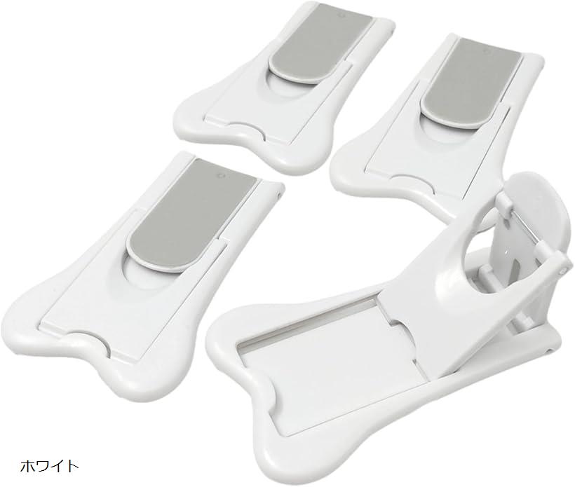 窓 引き戸 ロック 補助錠 ストッパー 換気 猫 赤ちゃん 脱走 防止 4個セット ホワイト