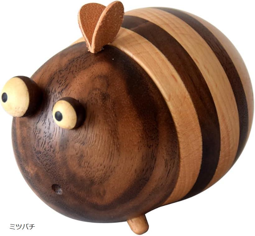 楊枝入れ 木製 ハチ 爪楊枝 卓上 収納 ケース ホルダー 容器 ミツバチ