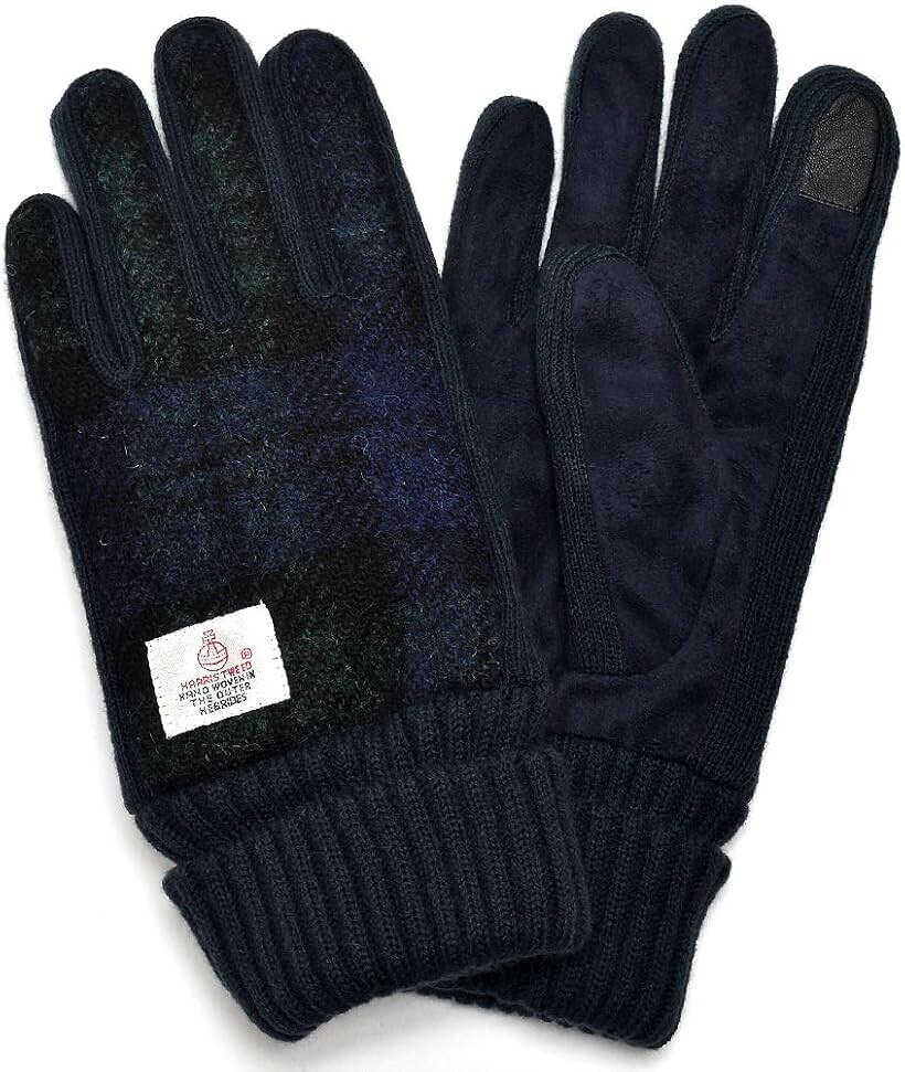 ハリスツイード Harris Tweed レディース 手袋 ニットマチ スマホ対応