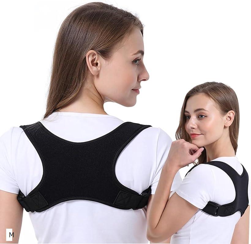 背筋が伸びるマッサージ師が考えた 姿勢サポーター 姿勢ベルト 巻き肩 背中の丸まりに効果的 男女兼用 M