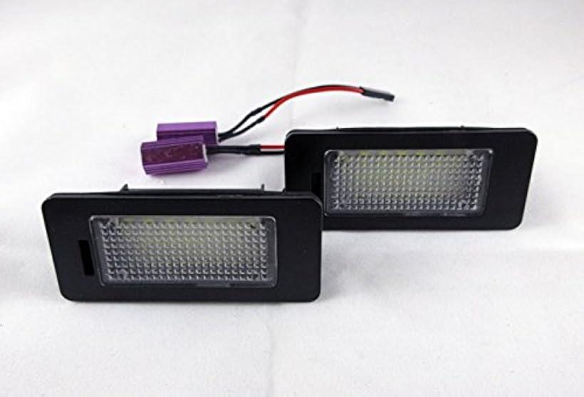 互換品 互換品 ® VW ゴルフ6 ヴァリアント 5K プラス 2012- ジェッタ 1K パサート B6 ワゴン B7 LED ライセンス灯 ナンバー灯 球切れ警告キャンセラー内蔵 2個1組