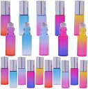 ロールオンボトル 可愛い ガラス 化粧水 携帯 アロマオイル用ボトル 容器 5ml 20本 セット