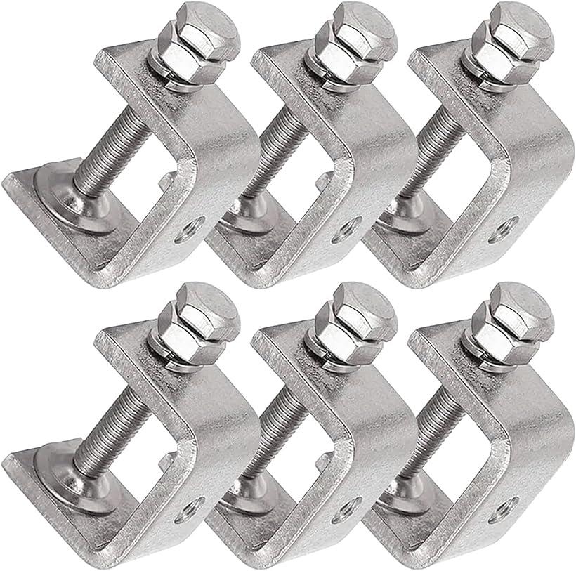 【全品P5倍★ワンダフルデー】コンパクトで使いやすいCクランプ 30mm ワイド 木工 接着 固定 溶接 ズレ防止 DIY 6個セット