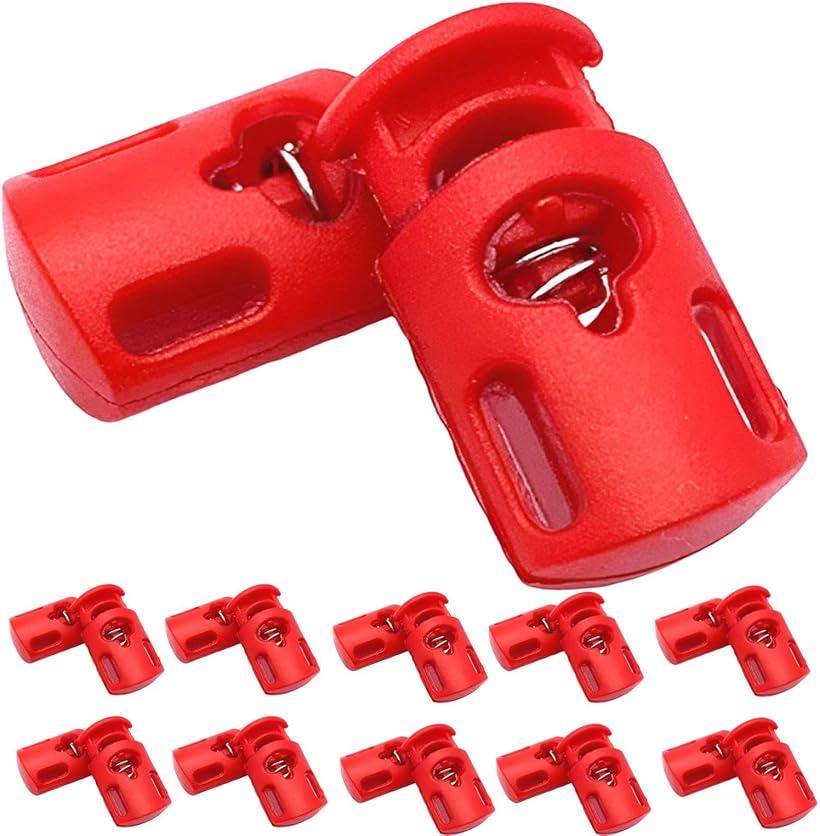 【P5倍★スーパーSALE】コードストッパー 紐止め 1穴 穴径8mm 20個セット