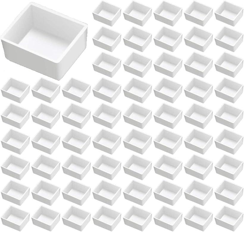 ハーフパン 水彩パン 絵の具 水彩画 顔料 塗料 保管 パレット 2ml 80個セット