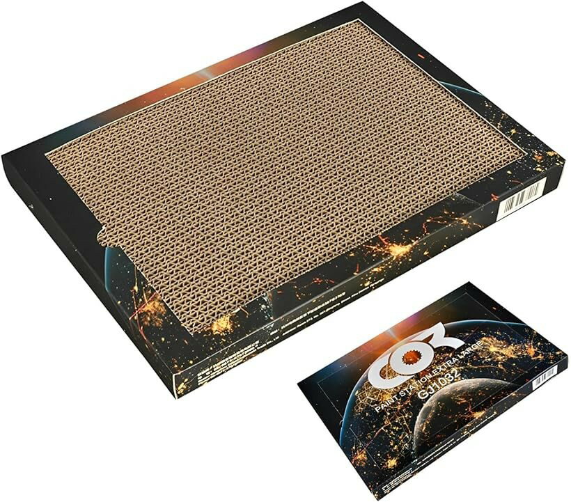 塗装ベース 塗装プレート 塗装棒 固定 プラモデル 塗装作業 ペイント 33x24cm