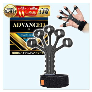 フィンガーパワー ボディビルダーx総合格闘家のW推薦 独自のダブルライナー設計 握力 トレーニング ハンドグリップ