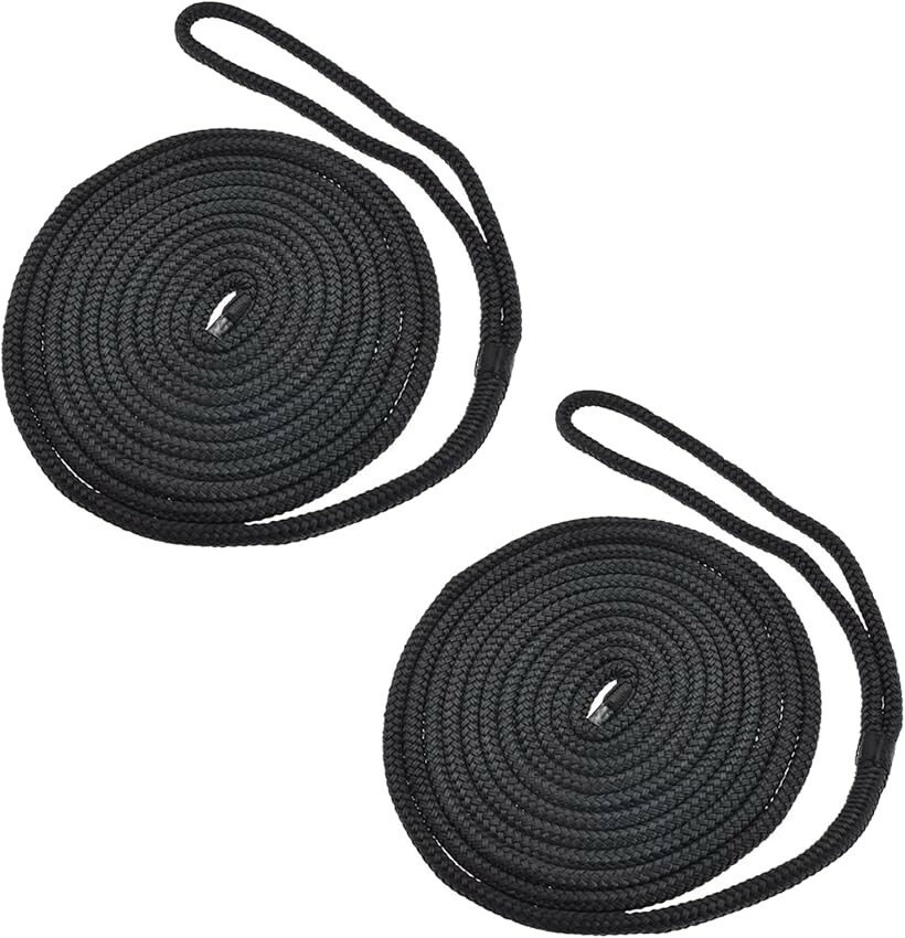 アンカーロープ 係留ロープ 係船ロープ 船舶用ロープ マリン用品 9.5mmx4.5M 3/8inx15ft 2本