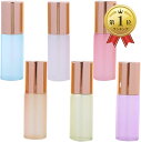 【楽天ランキング1位入賞】ロールオンボトル 5ml 遮光 容器 香水 精油 遮光瓶 詰め替えボトル 6本 セット