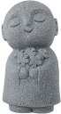 お地蔵さん 置物 石 お地蔵様 小型 御影石 手の花 癒し 可愛い 小型置物 祈り おじぞうさま 守り神 グレー(3)