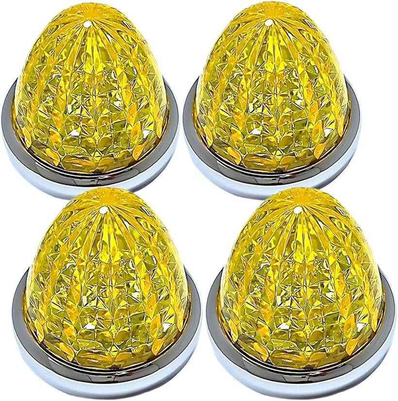 バリエーションコード : 2b8xn38xys商品コード2b4ol52f6y商品名24V トラック用 LED マーカーランプ サイド マーカー 8面クリスタルカット仕様 16LED メッキリング 汎用 4個 セット イエローレンズブランドCustomizeカラーイエローレンズ・Customize 24V専用 16LED 8面クリスタルカット仕様 トラック用サイドマーカー 4個セット・サイズ： 横： 約90mm / 高さ： 約79mm・LED素子数： 16LED・適合電圧： 24V　電流： 0.4A（1個） 消費電力： 10W（1個） 明るさ： 270lm・＊防水につきまして。稀にロックビスのねじ込み角度によりメッキリングが僅かに斜めにずれてしまいゴムリングの防水性が保てない場合がございます。その際は一度ロックのビスを外していただきメッキリングを外し、再度メッキリングが斜めにならないよう締め付けてください。稀にロックのビスをねじ込むとメッキリングが斜めにずれてしまう場合がございます。その際はメッキリングをしっかり締めていただきロックビスは使用しないようお願い致します。※ 他ネットショップでも併売しているため、ご注文後に在庫切れとなる場合があります。予めご了承ください。※ 品薄または希少等の理由により、参考価格よりも高い価格で販売されている場合があります。ご注文の際には必ず販売価格をご確認ください。※ 沖縄県、離島または一部地域の場合、別途送料の負担をお願いする場合があります。予めご了承ください。※ お使いのモニタにより写真の色が実際の商品の色と異なる場合や、イメージに差異が生じることがあります。予めご了承ください。※ 商品の詳細（カラー・数量・サイズ 等）については、ページ内の商品説明をご確認のうえ、ご注文ください。※ モバイル版・スマホ版ページでは、お使いの端末によっては一部の情報が表示されないことがあります。すべての記載情報をご確認するには、PC版ページをご覧ください。色:イエローレンズCustomize24Vトラック用LEDマーカーランプサイドマーカー8面クリスタルカット仕様16LED汎用4個セットブルー/イエロー/レッド/ホワイト/グリーン/アンバー/ピンク/アイスブルー/パープル各色・セット内容：マーカーランプx4個(4個セット）・LED素子数：16SMD・適合電圧：24V・電流：0.4A（1個）・消費電力：10W（1個）・明るさ：270lm・サイズ：横：約90mm/高さ：約79mm彩面クリスタル風レンズが目を引くサイドマーカー24V用LEDを採用。消費電力も少なく明るいです。キラキラと光るマーカー本体はオリジナルの8面クリスタルカット仕様だから実現できる輝き。良質のPP素材のみを使用しているので安価なマーカーと比べると透明度が一目瞭然。。マーカーの枠部分は上質なクロームメッキ仕様で精悍な輝き。反射板も型を作る段階から輝きを強くするために、鏡面に近い仕上がりにしております。オリジナルの8面カット彩面レンズにより、はっきりとした色合いで幻想的な輝き。彩面クリスタル風レンズが目を引くサイドマーカークリスタル風レンズでデザイン性がUP.発光部分には高輝度のSMDを使用し充分な明るさを確保。一定の電圧とLEDの焼損を防ぐために安定抵抗器をしっかりと組み込み、LEDの寿命を守ります。安価なマーカーランプは安定器の組み込みが不十分な為、十分に電圧をコントロールすることが出来ないため、点灯はしますがLEDの寿命は非常に短くなってしまいます。＊防水につきまして稀にロックビスのねじ込み角度によりメッキリングが僅かに斜めにずれてしまいゴムリングの防水性が保てない場合がございます。その際は一度、ロックのビスを外していただきメッキリングを外し、再度メッキリングが斜めにならないよう締め付けてください。稀にロックのビスをねじ込むとメッキリングが斜めにずれてしまう場合がございます。その際はメッキリングをしっかり締めていただきロックビスは使用しないようお願い致します。