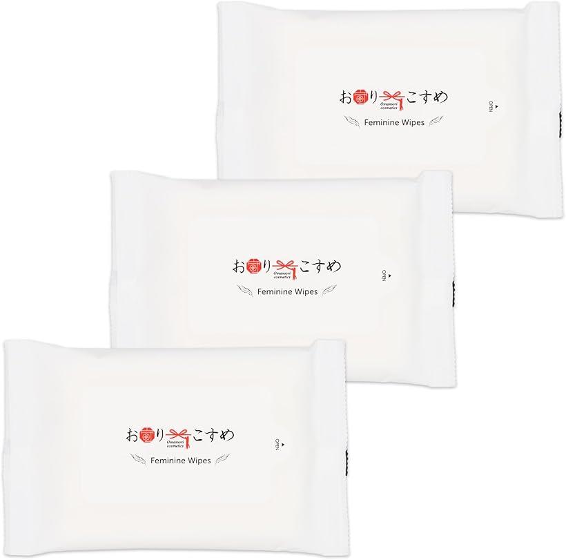 お守りこすめデリケートゾーン ウェットシート ウエットティッシュ お浄めケアシート 10枚入3個セット お清め 浄化 厚手 大判 トイレに流せる 無香料 ノンアルコール パラベンフリー 汗拭きシート おしりふき 携帯用 エチケットシート 女性のサムネイル