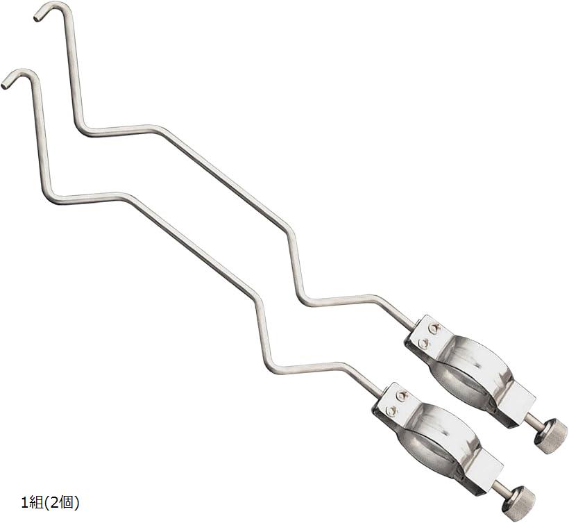 ヘラブナ 釣り台 サイド ハンガー 部品 網 タモ 竿置き ツール ロッドケース 竿受け 収納 釣台 フック ホルダー パーツ 2個 セット 2組 4個 1組(2個)