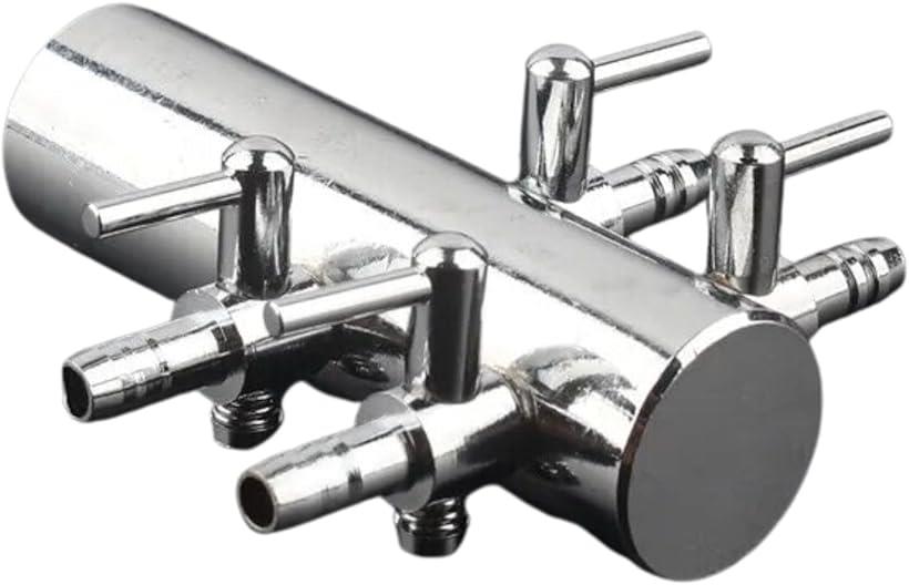 水槽 エアバルブ エアー分配器 4連分岐 エアーチューブ エアーポンプ 熱帯魚 アクアリウム