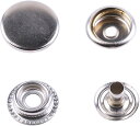 ジャンパーホック メタルボタン 15mm DIY ドットボタン レザークラフト 100個 セット