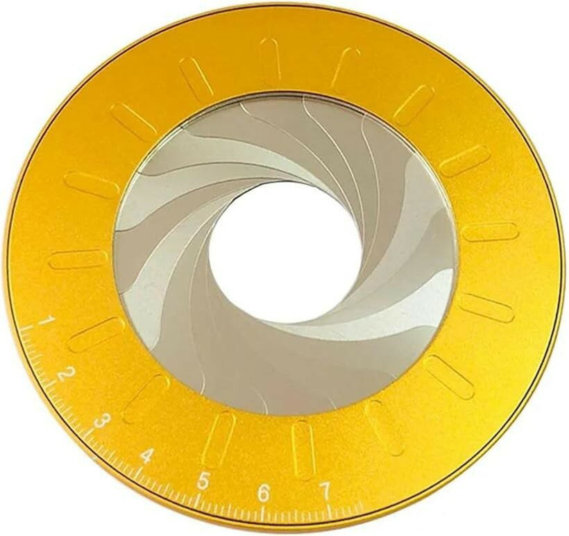 円定規 円描画用定規 製図 木工定規 テンプレート 金属 丸定規 サークルプレート