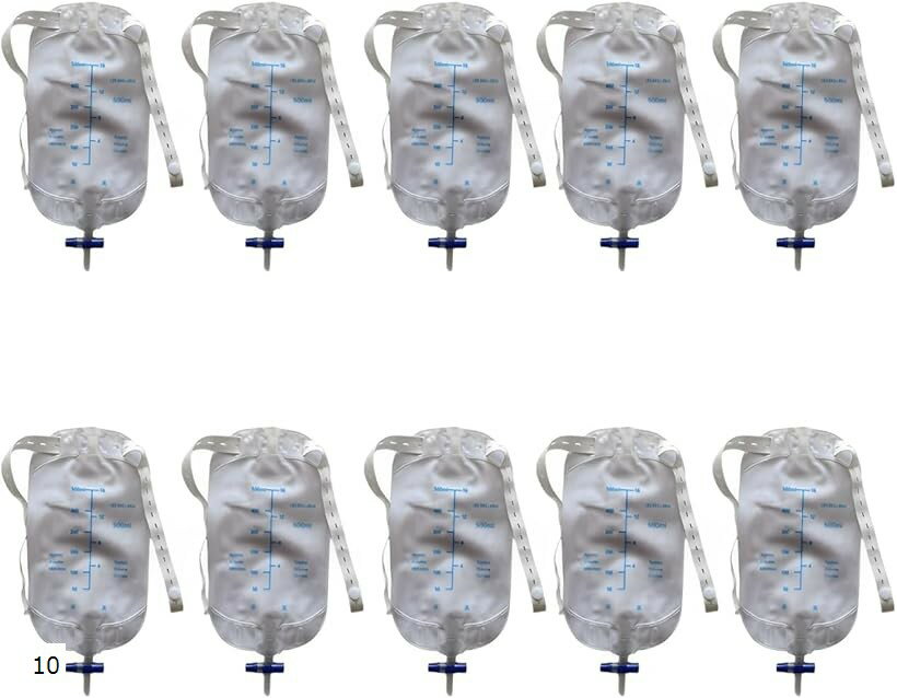 採尿パック 500ml 携帯トイレ 尿漏れ おしっこ 10