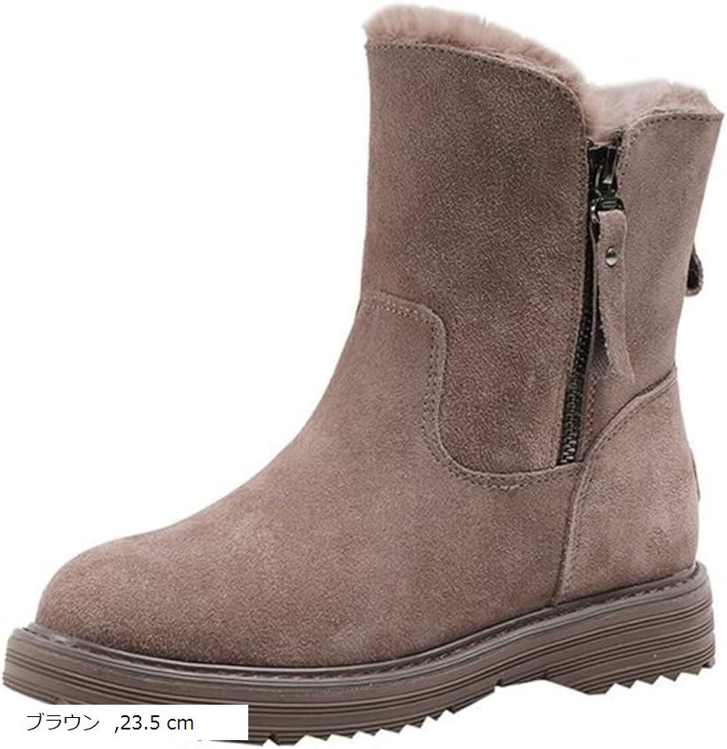 ムートンブーツ フェイクムートン ブーツレディース ファーブーツ 22.5 cm ブラック 23.0 cm 24.0 cm 24.5 ブラウン 23.5 cm