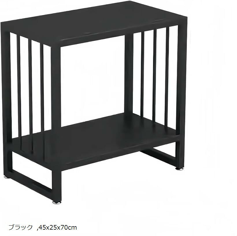 水槽台 水槽スタンド 魚の水槽台 完成品 アクアリウムスタンド 水槽用台 幅45x奥行25x高さ70cm 水槽棚 耐荷重 300kg 水槽収納台 全金属素材 ラック ブラック 45x25x70cm