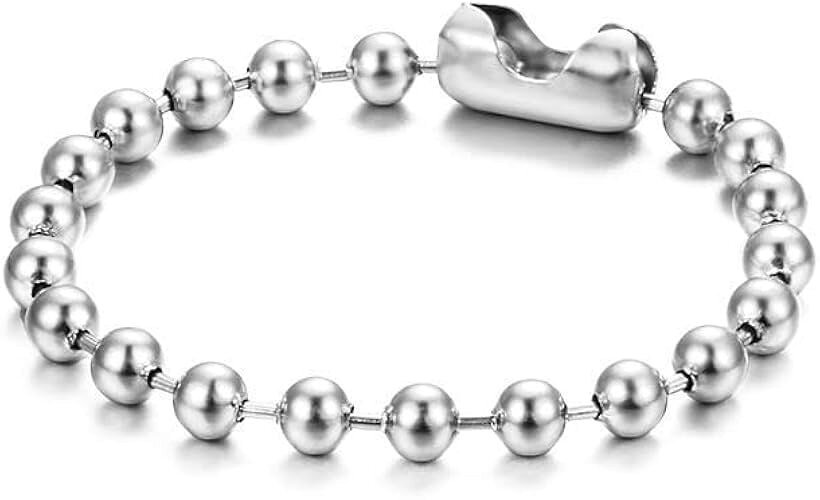 Other - ブレスレット ボールチェーン 5mm径 ユニセックス 18cm シンプル 人気アクセサリー