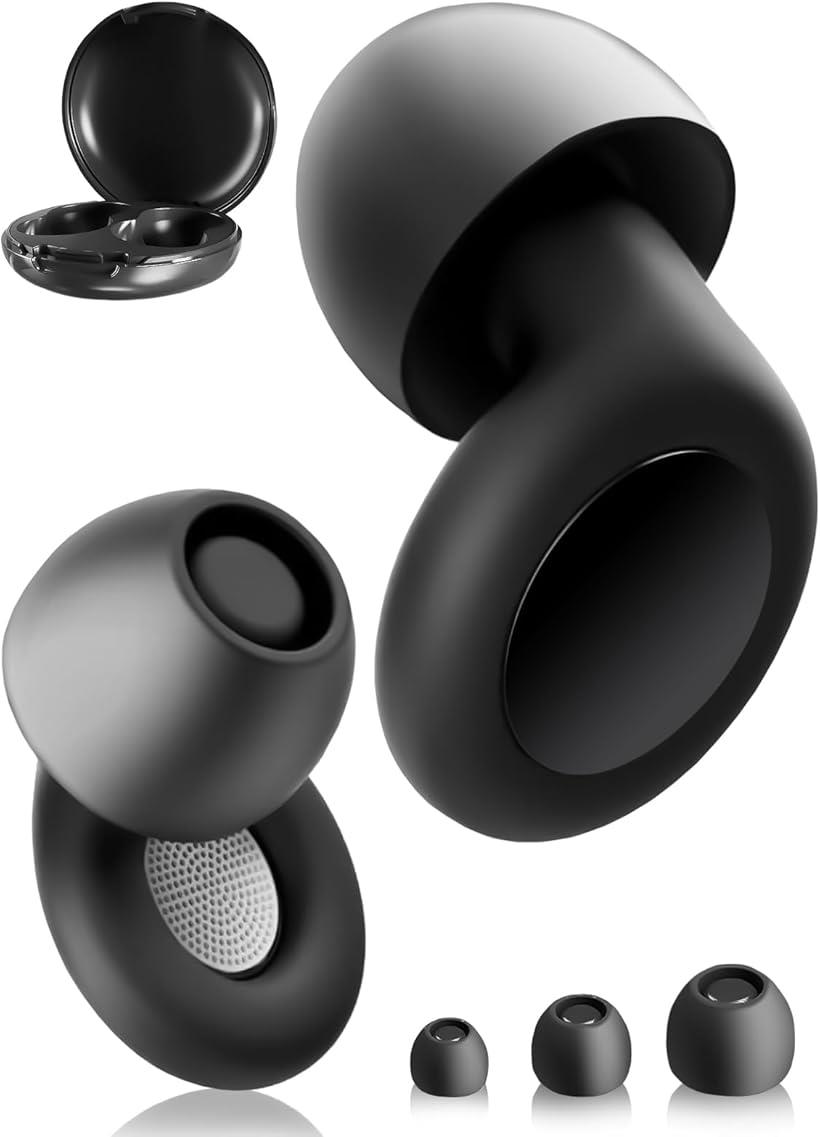 耳栓 睡眠用 遮音 快眠アドバイザー監修 ノイズキャンセリング ライブ用 シリコン 耳かき 安眠 イヤー..