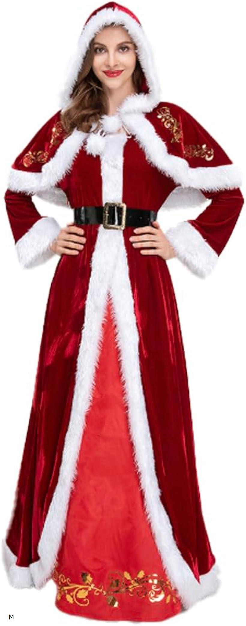 サンタ コスプレ ワンピース ロング レディース 衣装 仮装 イベント クリスマス 2XL XL L M