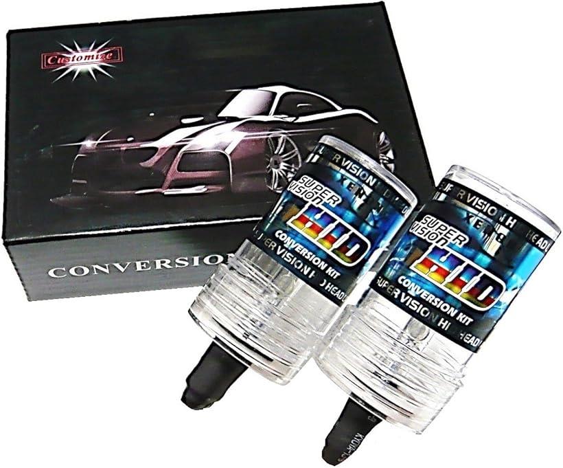 Customize カスタマイズ H1 35W HIDバルブ 交換用 6000K 2個セット 4589932741893