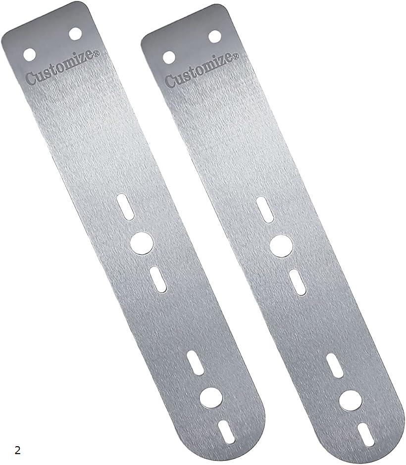 マーカーランプ ステー 2m厚 トラック用品 バスマーカー2連用 I型ステー 1枚/2枚セット 2