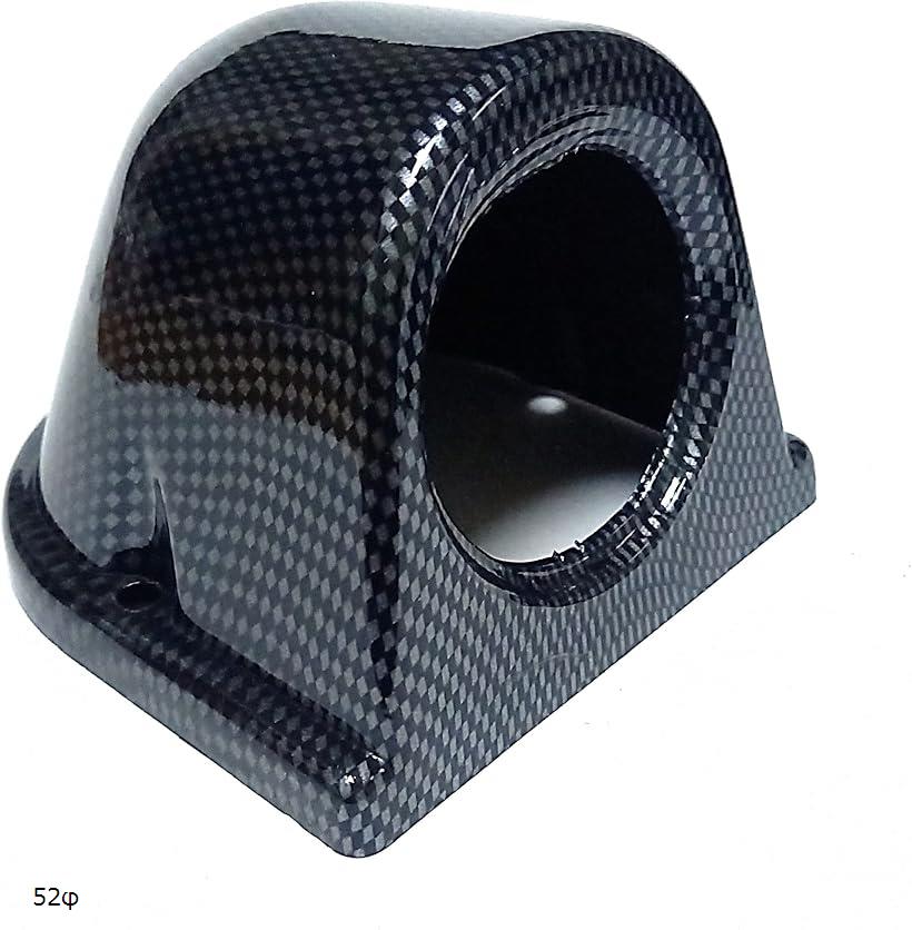【楽天ランキング1位入賞】カスタマイズ 60φ用 メーターフード カーボン調 ホルダー 60φ 60φ ブラック ブラック 52Φ 2連 52φ