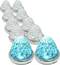 トラック用 LED マーカーランプ 8面クリスタルカット仕様 16LED 汎用