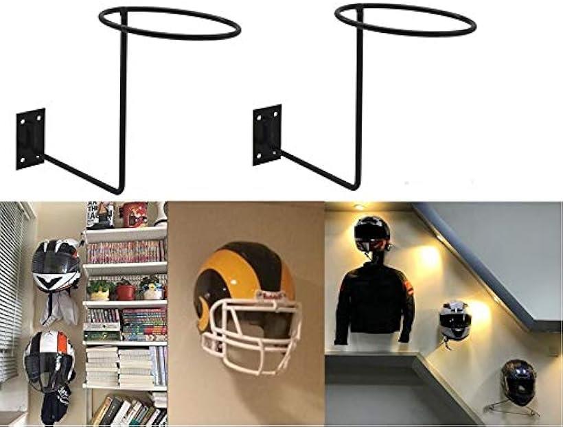 G.S.K. ヘルメット ハンガー ホルダー 壁掛 吊るし バイク スクーター ロード ジャケット フルフェイス 壁固定