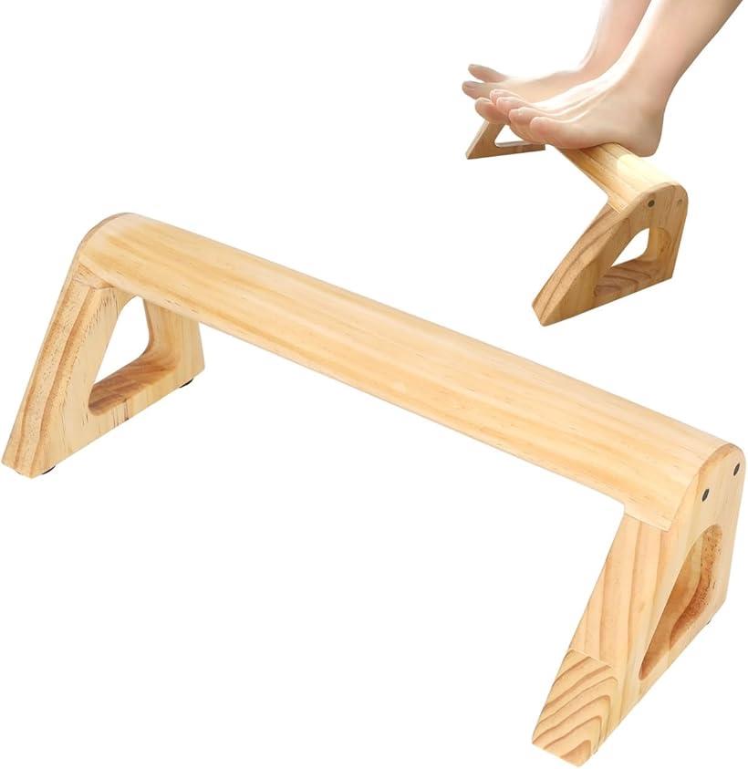 フットレスト 木製 デスク下 足置き 足置き台 デスクワーク テレワーク用 足台 足枕 青竹踏み
