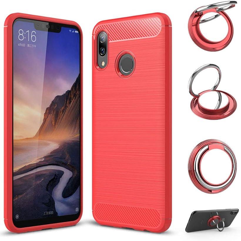 ・高品質TPU素材の表面と炭素繊維素材の内面を組み合わせたスタイリッシュなラギッド・アーマーケース　同色カラーの360度回転式スマホリングスタンド付。・ケース表面には耐指紋撥油性コーティング処理を行うことで、指紋や汚れ、湿気等を防止するよう...