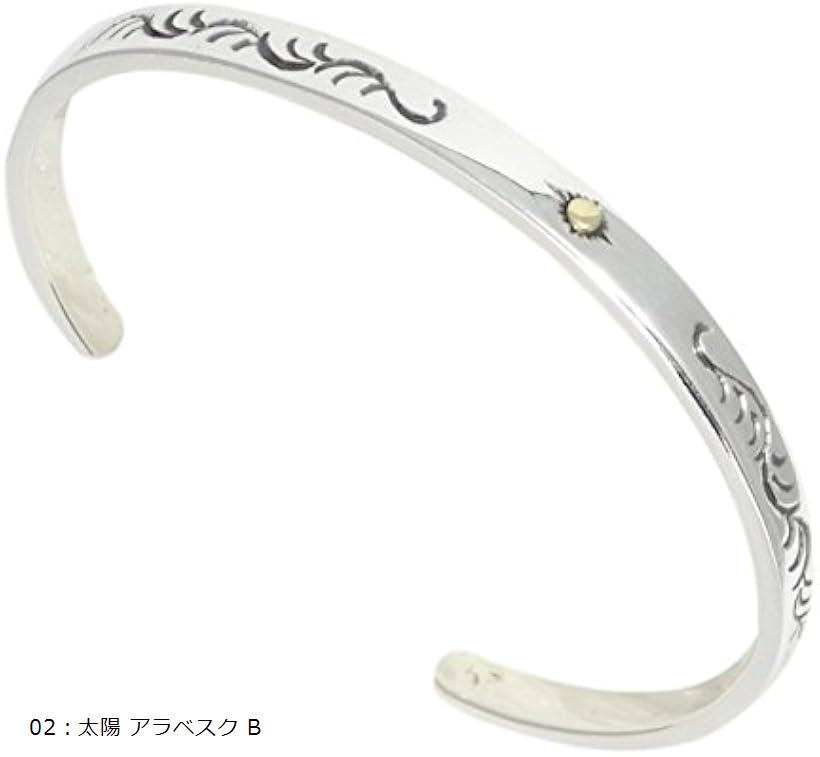 c my select バングル シルバー925 太陽 アラベスク 唐草 ネイティブ cmy161118-5 01：太陽 A 03：太陽 C 05：太陽 02：太陽 アラベスク B