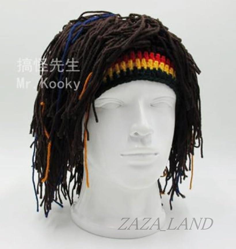ニット帽 ドレッド ヘアー ラスタカラー レゲエ ジャマイカ