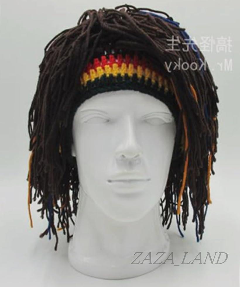 ニット帽 ドレッド ヘアー ラスタカラー レゲエ ジャマイカ